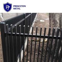 Radiateur à lame verticale en aluminium Princeton 3D Clôture de jardin Treillis et portes élégants Design