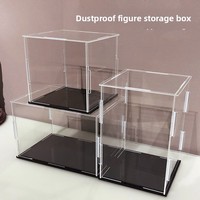 Boîte de rangement et vitrine pour casque en acrylique surdimensionnée avec des caractéristiques anti-poussière et anti-oxydation