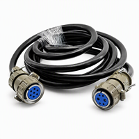 Câble de connecteur aéronautique P28K3Q à P28K4Q, câble d'alimentation RVV 4 conducteurs 3x2,5 1x1,5 mm² pour équipement industriel 600V