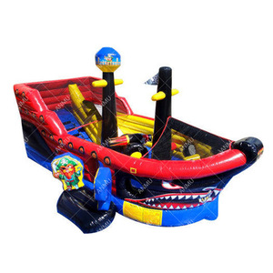 Glissières gonflables de bateau de pirate gonflable de maison de videur de saut de jeu gonflable commercial pour le <span class=keywords><strong>parc</strong></span> d'attractions d'enfants - Product Image 1