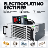 Alimentation électrique CC haute fréquence Yixi JEC 12V/24V/48V 500A pour électrolyse de l'or