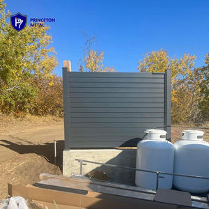 Clôture en aluminium de protection de <span class=keywords><strong>maison</strong></span> côtière en métal Princeton, résistante aux jets de sel, structure solide - Product Image 4