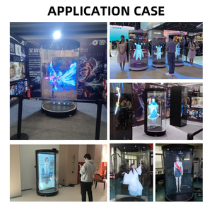 Proyector Holográfico 3D Cilíndrico, Interacción Humana Digital con IA, Exhibición Transparente de 2000cd para Medicina - Product Image 5