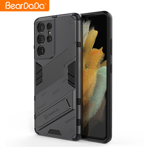 Funda Doble 2 en 1 para <span class=keywords><strong>Samsung</strong></span> <span class=keywords><strong>S21</strong></span> ULTRA S30 Ultra, Protector de Pantalla y Lente, Funda de TPU Antigolpes, Funda <span class=keywords><strong>Original</strong></span> - Product Image 1
