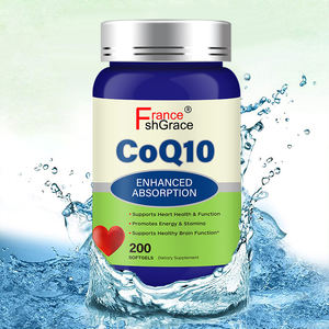 Nuevo Suplemento Vegano de Coenzima Q10 100 mg en Cápsulas Blandas de Alta Absorción, Apoyo para la Salud del Corazón, 200 Cápsulas Blandas de CoQ10 - Product Image 1