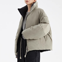 Veste matelassée pour homme sur mesure, imperméable, coupe-vent, d'extérieur, grande taille, fermeture éclair intégrale, veste en duvet réversible
