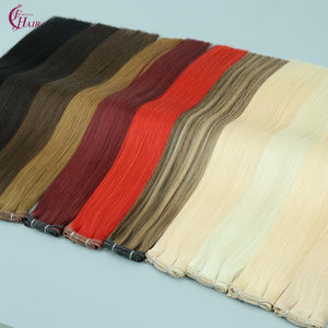 FH Invisible Hole Butterfly Weft Human <b>Hair</b> <b>Extension</b> <b>Remy</b> Genius Xo Hole Weft Double Drawn Butterfly Weft - Product Image 3