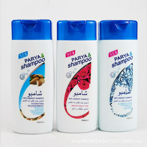 Champú Anticaspa con Esencia Vegetal para Control <span class=keywords><strong>de</strong></span> Grasa, Inglés/Árabe, 100ml, Tapa Azul, Botella Blanca, Venta al por Mayor, Suministro Directo <span class=keywords><strong>de</strong></span> Fábrica - Product Image 2