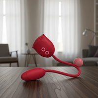 Juguete Sexual Vibrador de Punto G y Clítoris para Mujeres, Estimulador con 7 Vibraciones y 5 Modos con Función de Lamido
