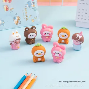 Sacapuntas Electrónico de Resina de Dibujos Animados Mini de Alta Calidad, Estilo Femenino Portátil, Diseño Giratorio, en Caja, Favorito de los Estudiantes - Product Image 3