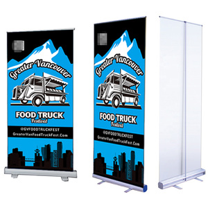 Kinh Tế cuộn lên hiển thị rollup quảng cáo biểu ngữ đứng kéo lên biểu ngữ nhôm có thể thu vào quảng cáo cuộn lên biểu ngữ đứng - Product Image 5