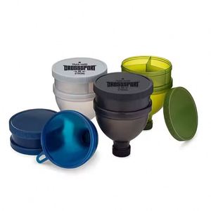 Customized Logo Mini Plastic Drinkware Portable <b>Protein</b> Powder Container with Funnel Mini Storage Water <b>Bottle</b> - Product Image 2