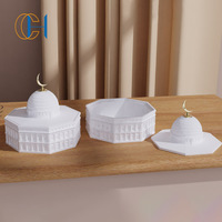 C & H Offre Spéciale 8oz bougeoirs en céramique personnalisé marque privée conçu vases votifs pour la fabrication de bougies pots vides mats