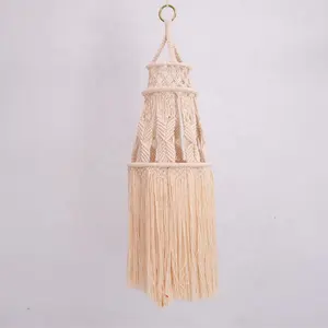 棉绳波西米亚编织家居装饰波西米亚流苏灯罩