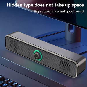 RGB LED Kép Stereo Máy Tính Để Bàn Máy Tính Âm Thanh Loa Có Dây Cho <span class=keywords><strong>Bluetooth</strong></span> Âm Nhạc Trò Chơi Nhà Máy Tính Xách Tay Tương Thích Loa Máy Tính - Product Image 5