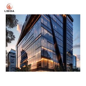 Sistema della parete della tenda della barriera antincendio: vetro strutturale & struttura di alluminio Unitized/disegno del <span class=keywords><strong>bastone</strong></span> con la guarnizione di fumo - Product Image 3