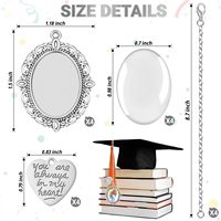 Breloque photo en alliage de zinc, pendentif cadre photo incrusté de perles, bijou commémoratif pour sacs et bagages, vente en gros