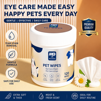 Tisu Pembersih Mata Hewan Peliharaan OEM/ODM Custom, Ramah Lingkungan Aman & Lembut untuk Anjing & Kucing Harga Pabrik & Label Pribadi