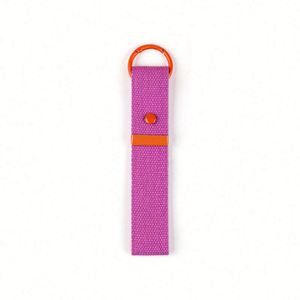 Custom LOGO Color Keychain Luggage Streamer Silk Screen Printing Embroidery Cloth Pendant with Custom Colors for Gifts - Product Image 4