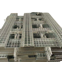 Grille de drainage en acier inoxydable robuste avec surface antidérapante, galvanisée à chaud, pour immeubles de bureaux et écoles