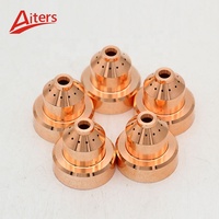 Aiters Plasma Cutting Torch Consumables Copper 220051 Swirl Ring Nozzle Electrode for Powermax1650 220206 Retaining Cap 220048