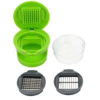 Mini presse-ail et hachoir à gingembre manuel avec récipient de rangement, coupe-ail et légumes pour cuisine