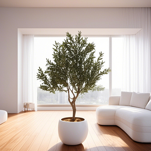 Olivier artificiel <span class=keywords><strong>Plante</strong></span> d'<span class=keywords><strong>intérieur</strong></span> élégante pour la décoration intérieure Olivier artificiel - Product Image 1