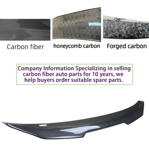 สปอยเลอร์หลังคาร์บอนไฟเบอร์แท้ทรง PSM สำหรับ A3 S3 RS3 8V ปี 2013-2020 - Product Image 4