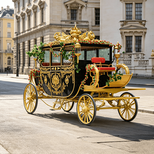 Calèche électrique chinoise, calèche à chevaux électrique, calèches à chevaux commerciales, calèche Cendrillon à chevaux - Product Image 6