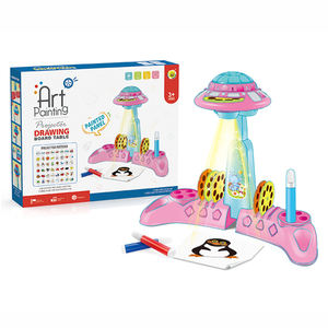Giocattoli da disegno in plastica educativi precoci per bambini giocattoli da disegno con torcia elettrica da tavolo da disegno - Product Image 6