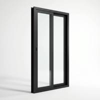 Aluminium-Schiebefenster mit Zugluftschutz, EPDM-Wetterdichtung, integriertem Abtropfsystem, Feuchtigkeitsbarriere, gehärtetem Glas und Regenschutzdesign