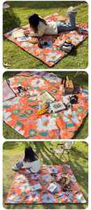 Wholesale Custom Logo Pocket <b>Picnic</b> Waterproof Foldable Outdoor Mat Ultra-Lightweight Compact Beach <b>Blanket</b> - Product Image 6