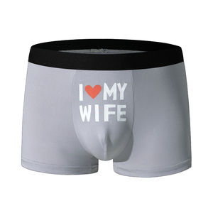 Calzoncillos bóxer de secado rápido cómodos y transpirables para hombre, <span class=keywords><strong>ropa</strong></span> <span class=keywords><strong>interior</strong></span> romántica de diseño exclusivo, MOQ pequeño de fábrica china, MOQ - Product Image 3