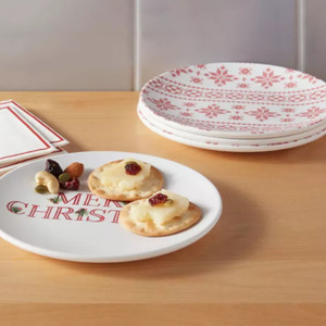 Jour de Thanksgiving BRICOLAGE mélamine donnant assiettes luxe - Product Image 3