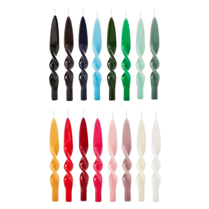 เทียนสีราคาถูก ทำจากพาราฟิน เหมาะสำหรับงานเลี้ยงอาหารค่ำ ความยาว 25 ซม. รูปทรงเสา ทรงเรียว ทรงเกลียว - Product Image 4