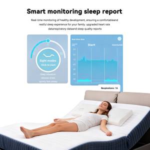 ओएम/ओटम बड़े हाइपोएलर्जेनिक स्मार्ट गद्दे आधुनिक डिजाइन पर्यावरण अनुकूल सांस लेने योग्य दोहरी नियंत्रण कक्ष के लिए प्रमाणित - Product Image 4