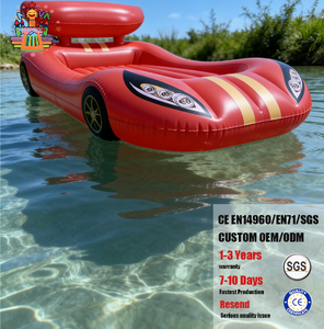 Lit de bronzage gonflable géant en forme de voiture de sport, bateau flottant pour <span class=keywords><strong>piscine</strong></span>, lac, océan, vente et <span class=keywords><strong>location</strong></span> pour adultes et enfants - Product Image 4