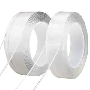 Pita perekat Nano dapat dicuci lengket silikon dua sisi kustom selotip penutup transparan tahan air - Product Image 5