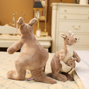 Songshan Toys vente en gros kwaii mignon personnalisé <span class=keywords><strong>maman</strong></span> et bébé <span class=keywords><strong>kangourou</strong></span> en peluche doux kangoo animal <span class=keywords><strong>kangourou</strong></span> jouet cadeau promotionnel - Product Image 3