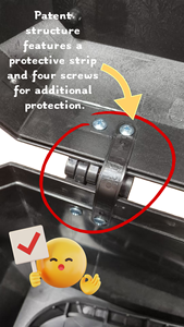 Maleta Superior para Motocicleta de 45L, Impermeable, de ABS y PP, con Capacidad para <span class=keywords><strong>2</strong></span> <span class=keywords><strong>Cascos</strong></span>, Caja de Equipaje de Liberación Rápida con Respaldo - Product Image 5