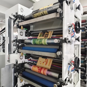 HJRY-850 3 + 3 6 màu phim lá giấy máy in flexo đôi tháp lần lượt thanh UV máy sấy máy in flexo - Product Image 3