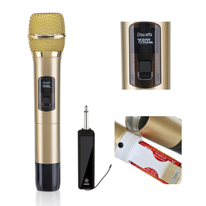 CAQ Best Selling <strong>Universal</strong> Dual UHF <strong>Wireless</strong> Microphone Price 2 Mic <strong>System</strong> - Product Image 5