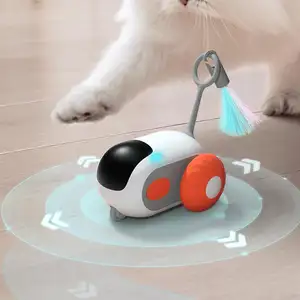 Voiture de jouet de chat télécommandée électrique intelligente jouets de voiture interactifs pour animaux de compagnie en gros produits personnalisés pour animaux de compagnie - Product Image 1