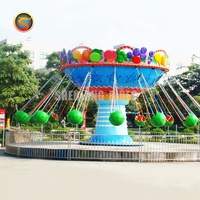 Manège à bascule pour enfants pas cher, fruits colorés, pastèque, mini-chaises volantes pour enfants