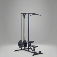 Équipement de gymnastique série d'entraînement professionnel Lat Pull Down Machine avec banc