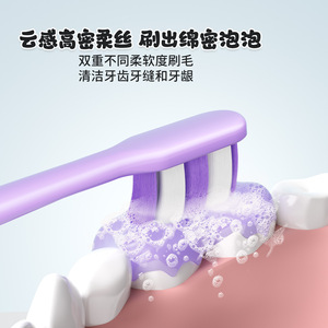 Brosse à dents pour adultes, poils souples, petite tête, soin des gencives de haute qualité pour les dents sensibles - Product Image 3