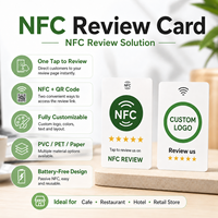Tarjeta NFC Personalizada con Impresión para Redes Sociales, Reseñas de Google, Tarjetas de Regalo, Programas de Fidelización, Supermercados y Comercios Minoristas