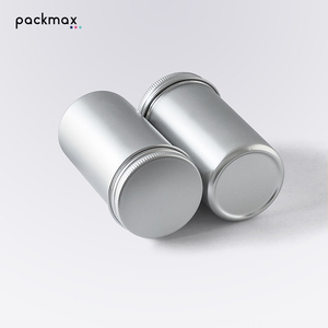 Flacon rond en aluminium de 100 ml (43*86 mm) en stock pour vitamines, comprimés, capsules - Vente en gros de boîtes métalliques pour médicaments et produits de santé - Product Image 4