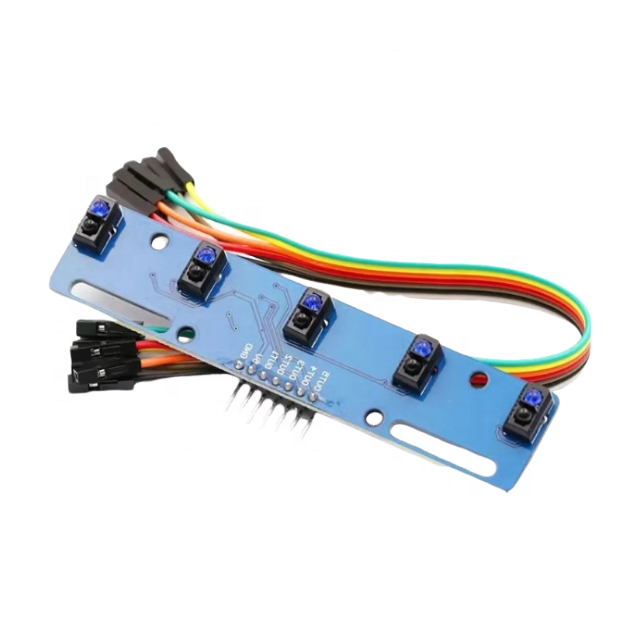 Five infrared light detection sensor modules  TCRT5000L input DC3.3-5V