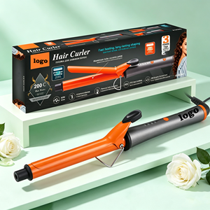 Lisseur et <span class=keywords><strong>fer</strong></span> <span class=keywords><strong>à</strong></span> boucler électrique 2-en-1 en alliage d'aluminium PTC, température réglable, utilisation humide/sèche, pour franges, usage domestique - Product Image 1